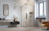 Radaway Furo SL Brushed Nickel  KDD kabina 90x80cm szczotkowany nikiel 10305090-91-01L/10305080-91-01R
